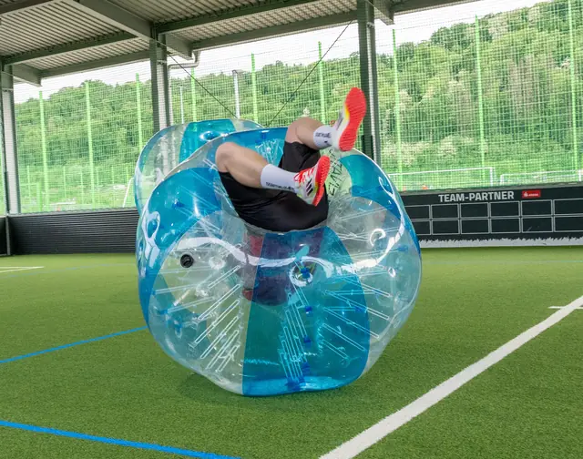 Bubble Soccer beim JGA
