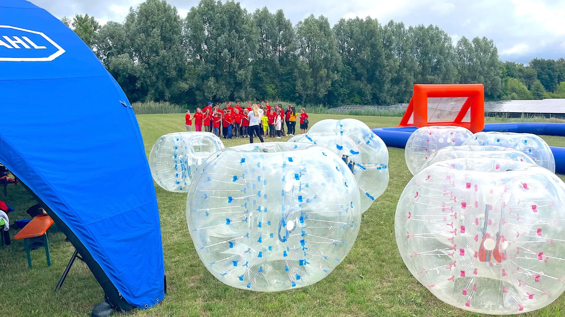 Team von Bubble Nation beim Event